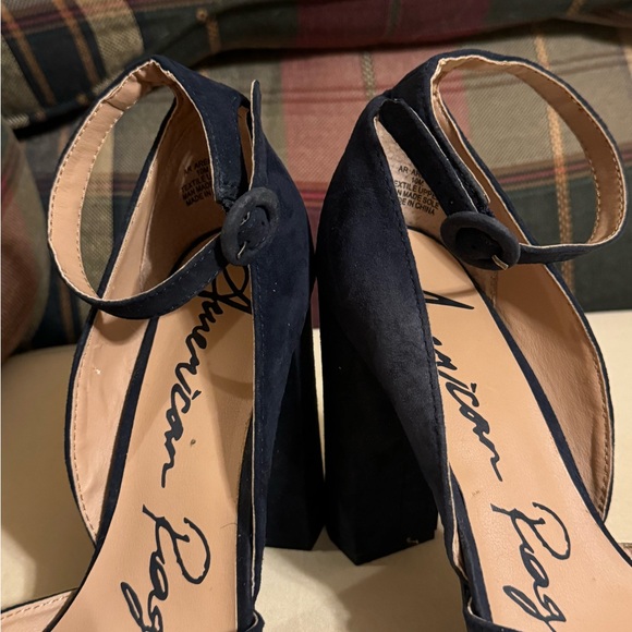 Bernie Mev Sz 40 Navy Lace Up Sandals EUC😊😊 - Picture 11 of 11
